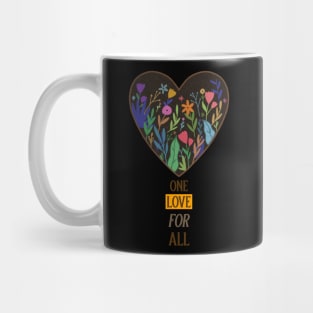 One love for all black history month design Mug